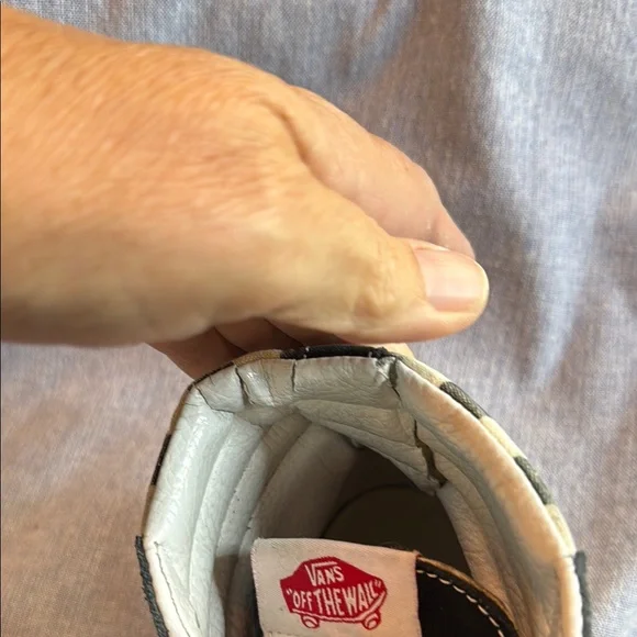 Vans Black and White High-Top Sneakers - Picture 11 of 12